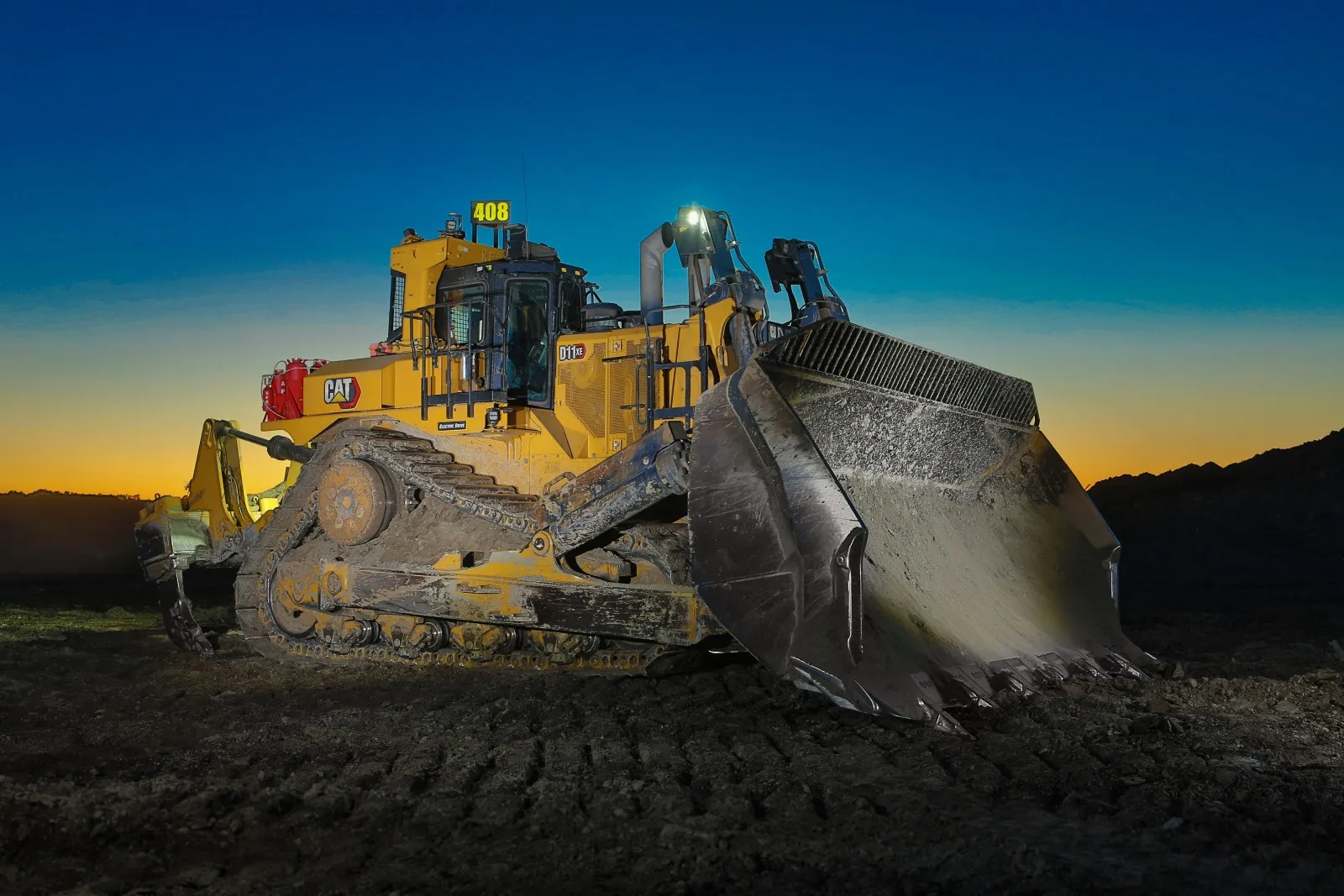 The Cat D11 XE electric-drive dozer. Image: Caterpillar (press image, 9 September 2026)