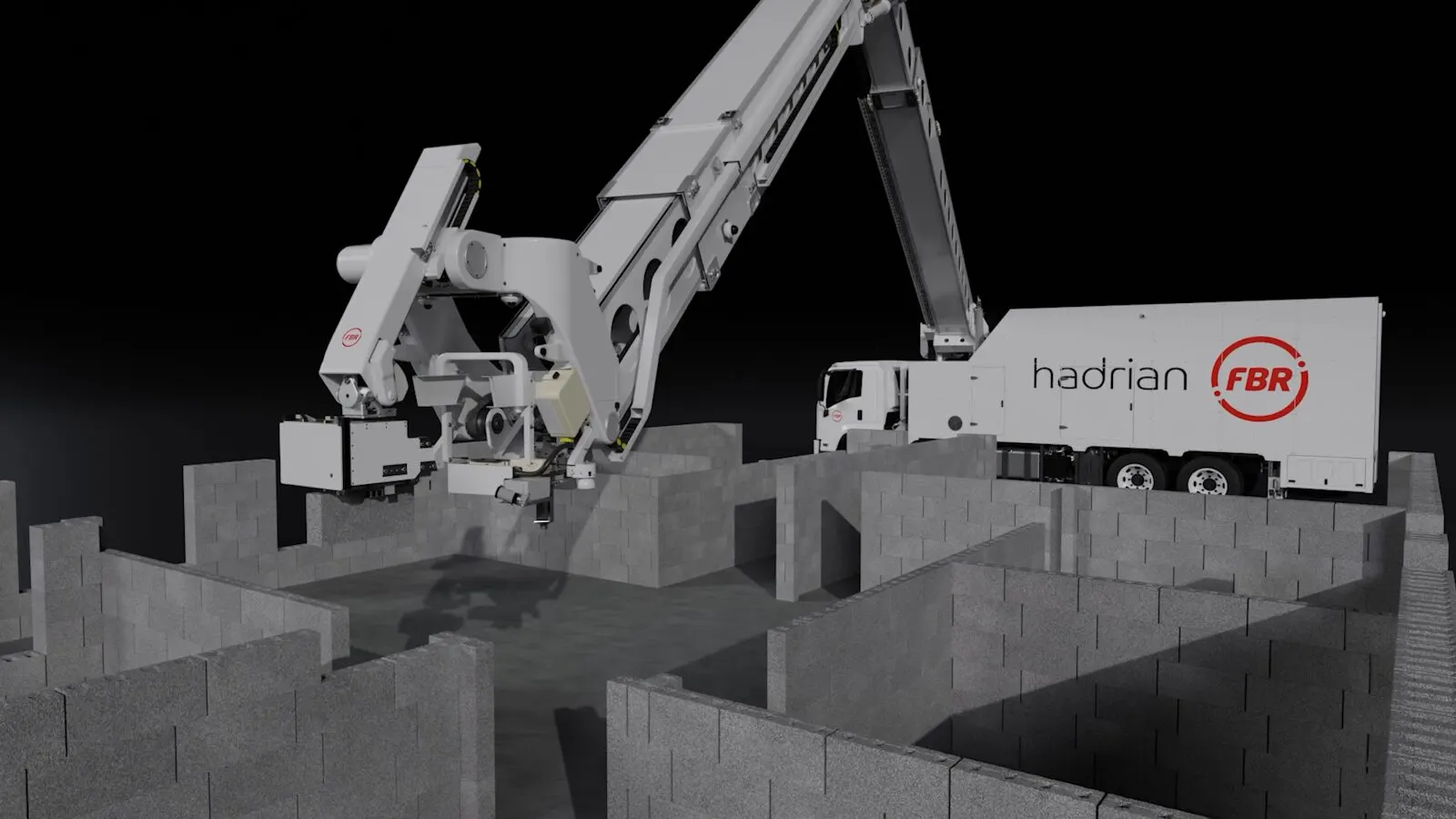 The Hadrian X on site — photo: FBR Ltd